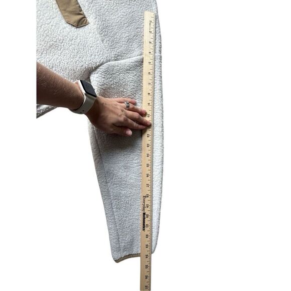 North Face Cragmont Fleece Jacket size M Vintage White Kelp Tan - Picture 7 of 11